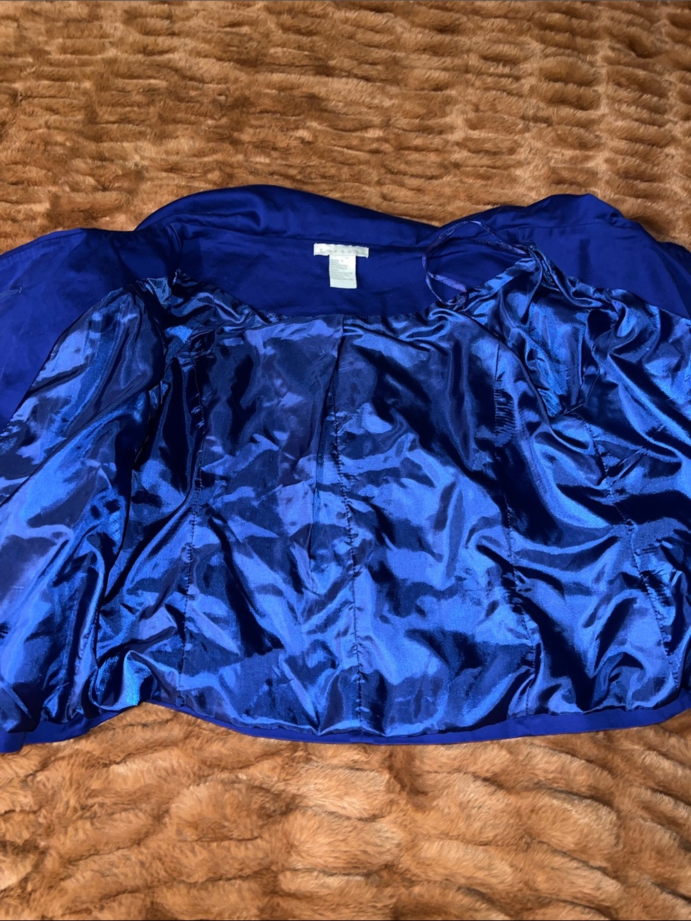 Tweeds Royal Blue Buttoned Jacket - Picture 3 of 5